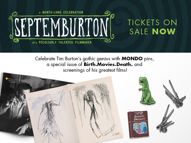 Alamo Drafthouse celebrates "Septemburton" with Tim Burton-themed programming, menu specials, collectibles and contests